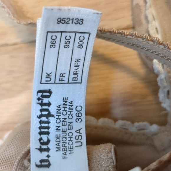 B'tempted by Wacoal Full Bloom 36 C Bra Lace 952133 - Picture 4 of 4